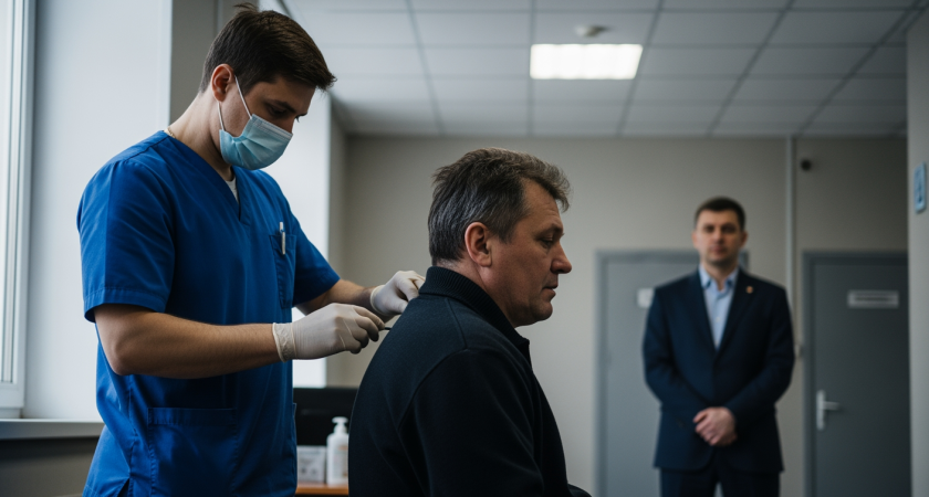 Экс-советника губернатора увезли на скорой прямо из зала суда