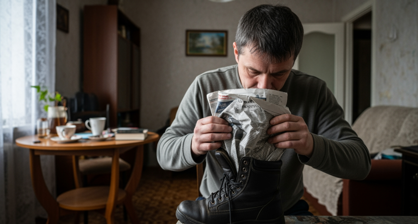 Бабушкин способ утеплить обувь копеечной газетой превосходит любые современные технологии