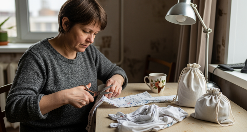 Не спешите выбрасывать старые простыни — покажу как сделать из них нужные вещи за полчаса