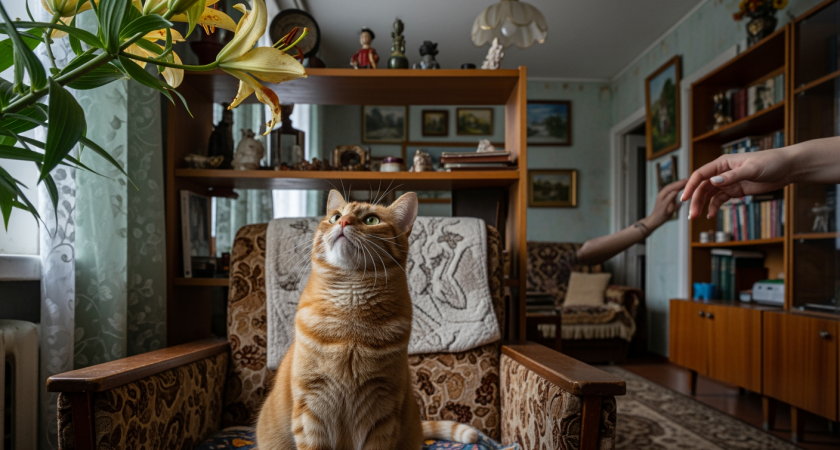 Праздничные букеты на 8 Марта превращаются в смертельную ловушку для котов