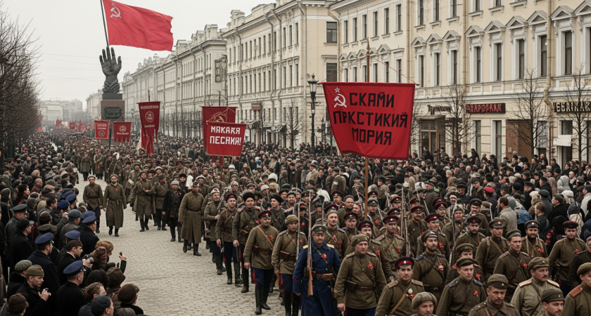 8 марта 1917: донские мужчины устроили парад не в честь женщин
