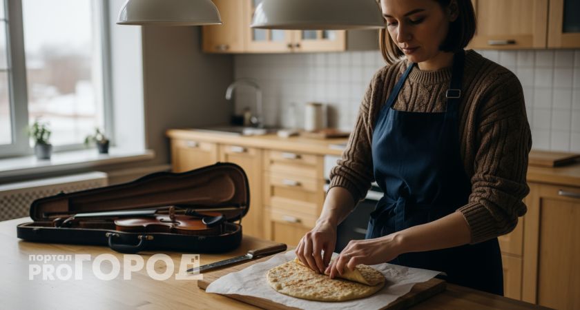 Скрипачка из Марий Эл заставила Ивлева забыть о диете ради татарского кыстыбыя