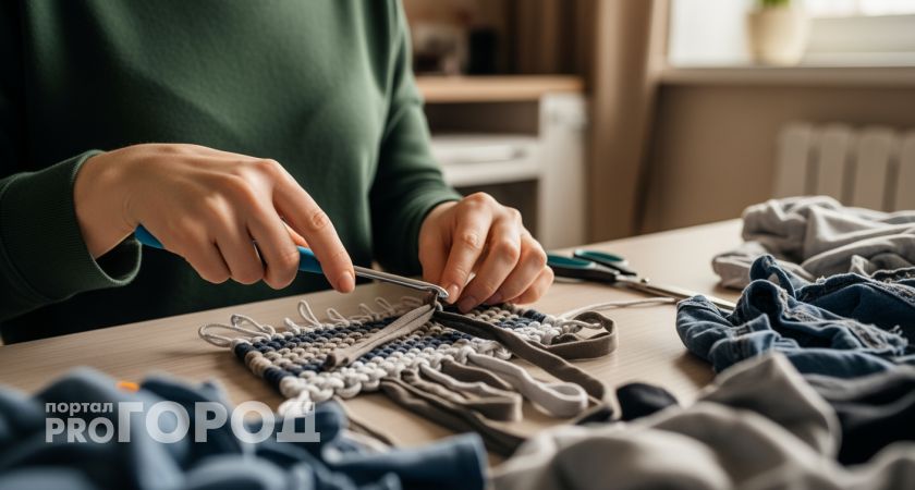 Старая футболка и час времени превращаются в декор который соседи принимают за дорогой дизайн