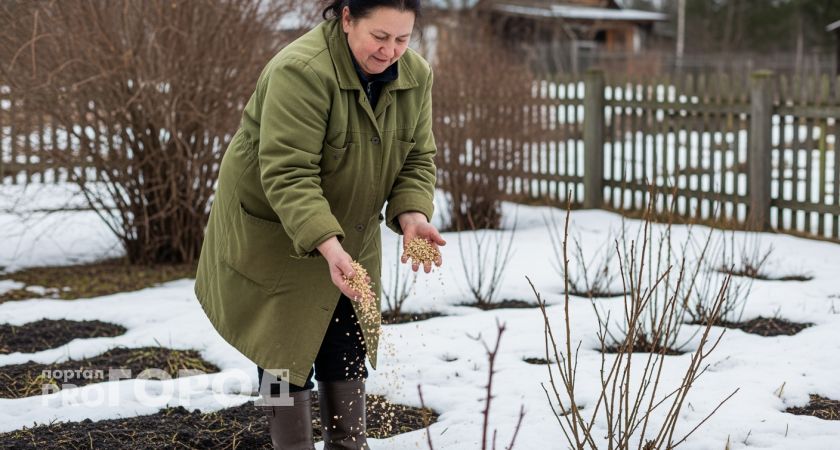 Опытные дачники сыплют эту муку на снег в феврале — к весне почва становится пушистой, как облако