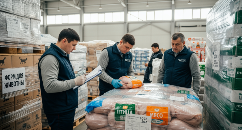 54 тонны мяса и кормов из Ростовской области ушли в Абхазию