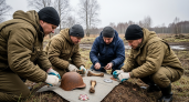 Поисковики нашли санитарное захоронение с 17 красноармейцами и четырьмя медальонами времен войны