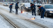 Лед и снег парализовали два трамвайных маршрута Ростова: вагоны сходят с рельсов из-за аномальных заносов