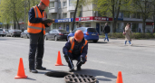 В Таганроге обрушился ливневый колодец на улице Ленина: участок оградили