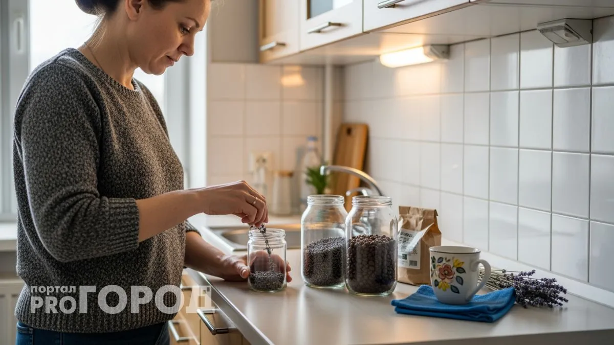 Бабушка показала куда ставить банки в шкафу и теперь вещи пахнут свежестью месяцами