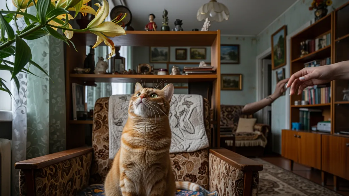 Праздничные букеты на 8 Марта превращаются в смертельную ловушку для котов