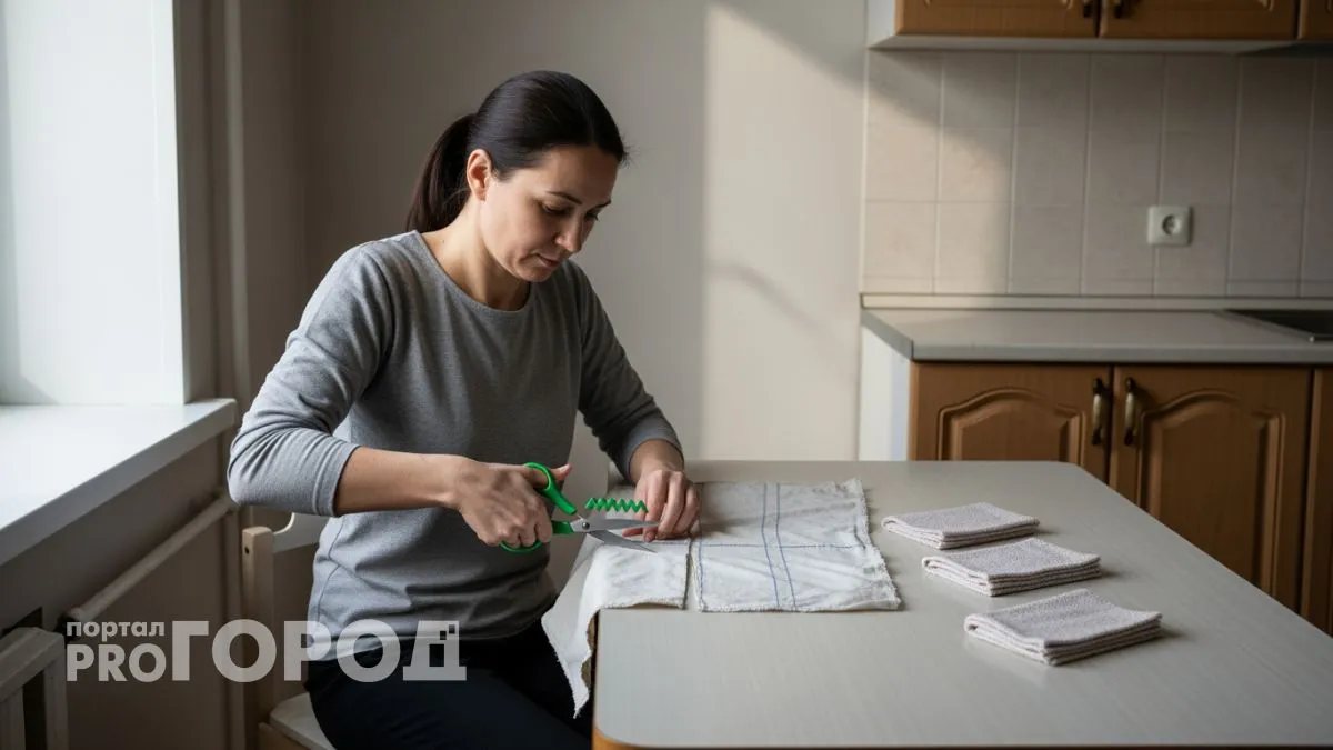 Вместо мусорки старые простыни отправляются в дело и становятся незаменимыми помощниками по дому