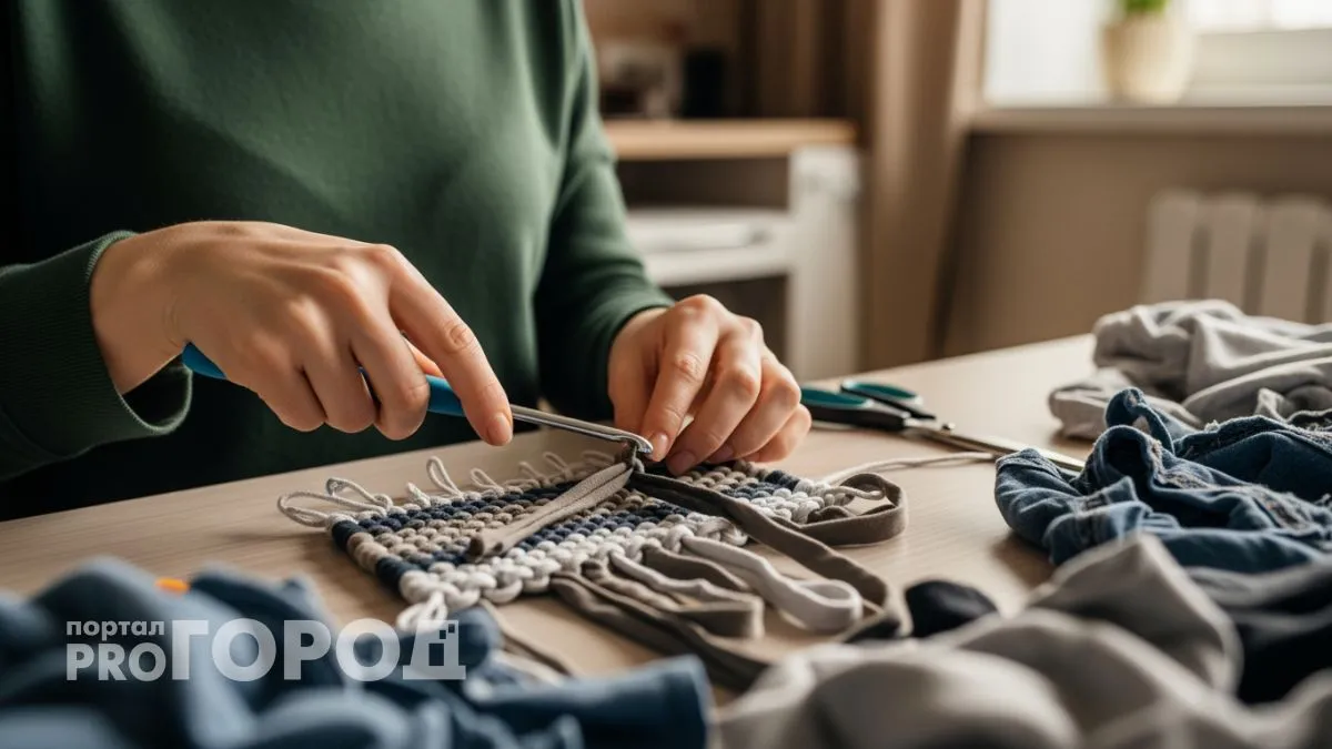 Старая футболка и час времени превращаются в декор который соседи принимают за дорогой дизайн