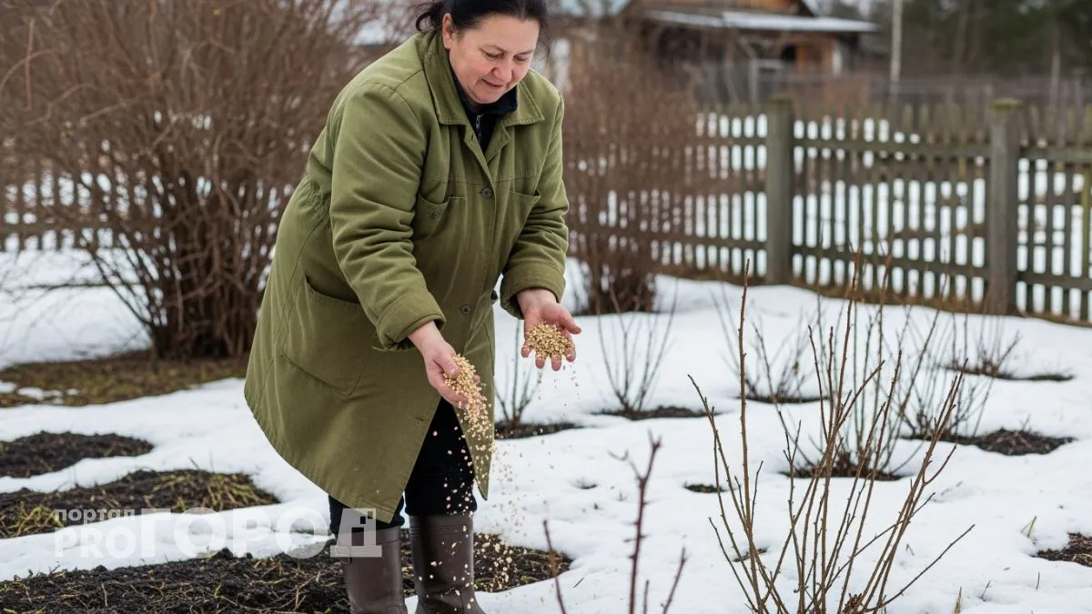Опытные дачники сыплют эту муку на снег в феврале — к весне почва становится пушистой, как облако