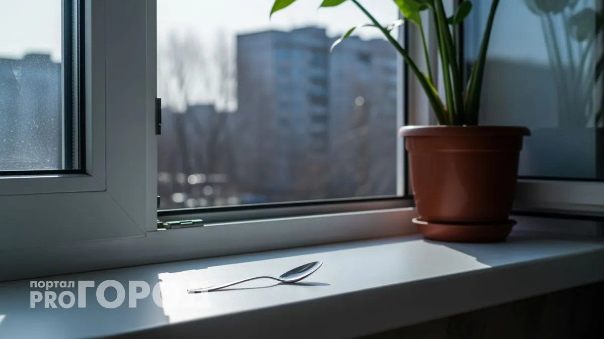 Простая ложка на подоконнике заменила мне дорогую сигнализацию и охранную систему