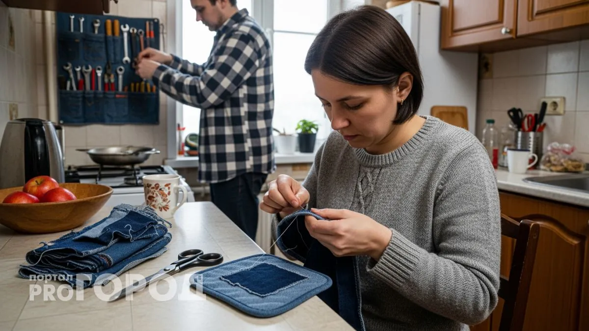 Старые джинсы превращаю в полезные самоделки и больше не переплачиваю за товары для дома