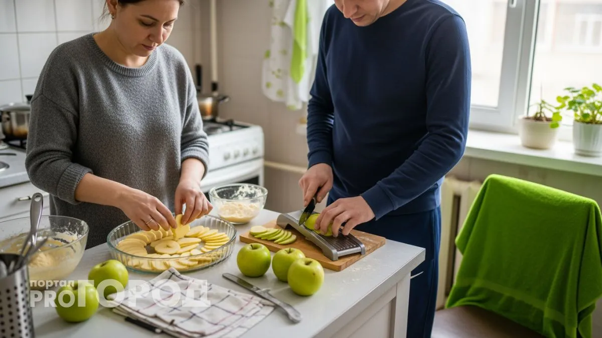 Яблоки исчезают в воздушном тесте: готовлю пирог который съедается быстрее чем остывает