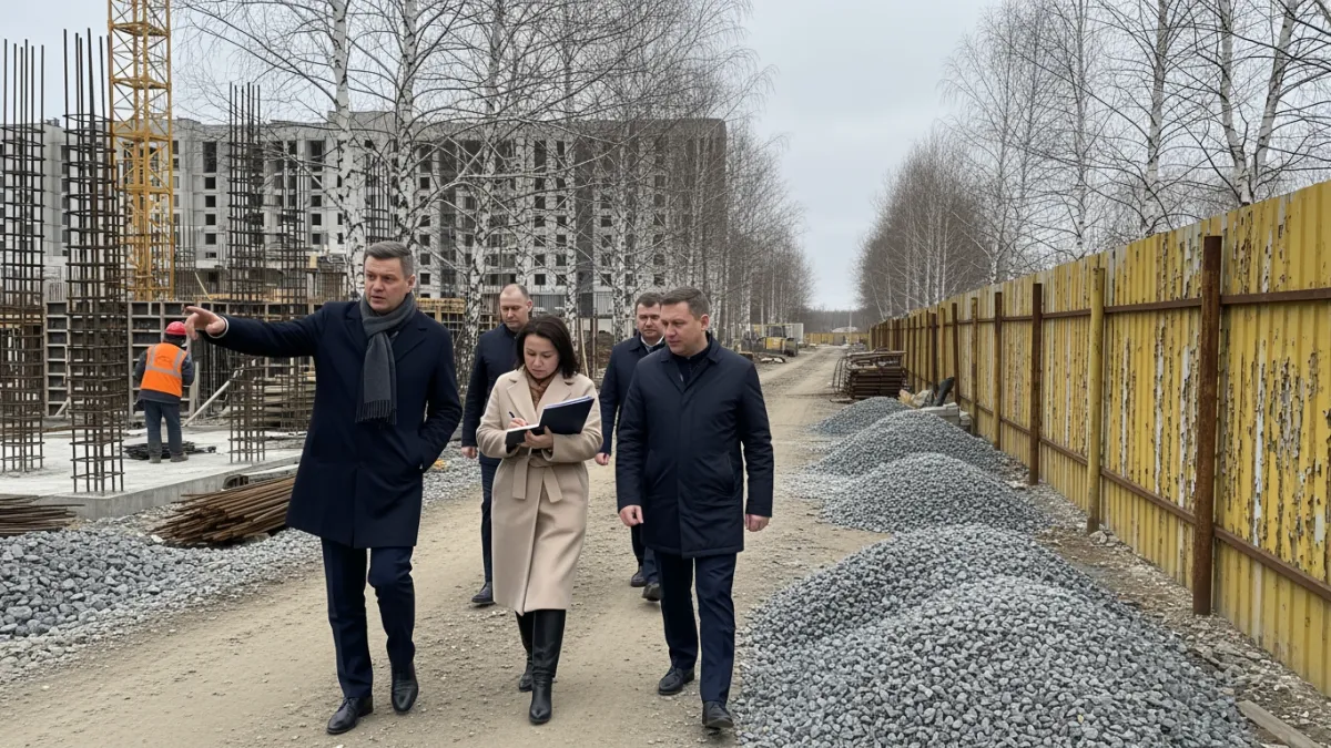 Вице-премьер Хуснуллин лично проверил стройку на месте старого аэропорта