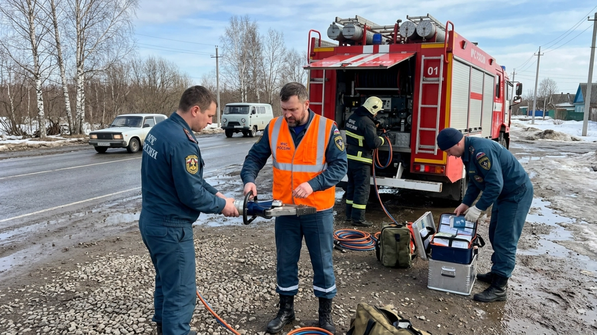 МЧС Ростовской области за сутки спасло двух человек в ДТП