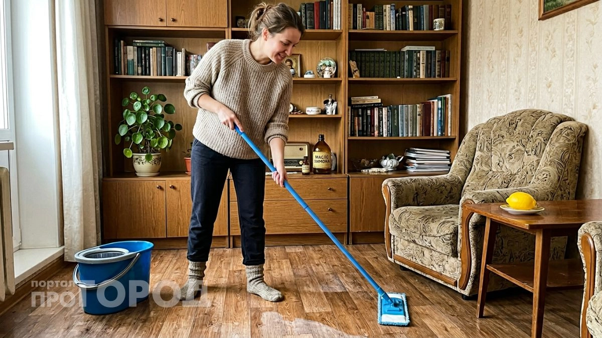 Мою полы с одной добавкой в ведре — и запах держится в квартире всю неделю