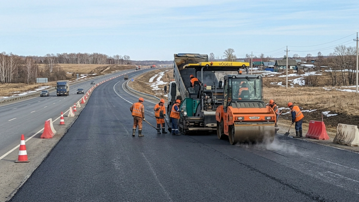 На М-4 «Дон» уложено 23 км шестиполосной дороги: реконструкция на полпути