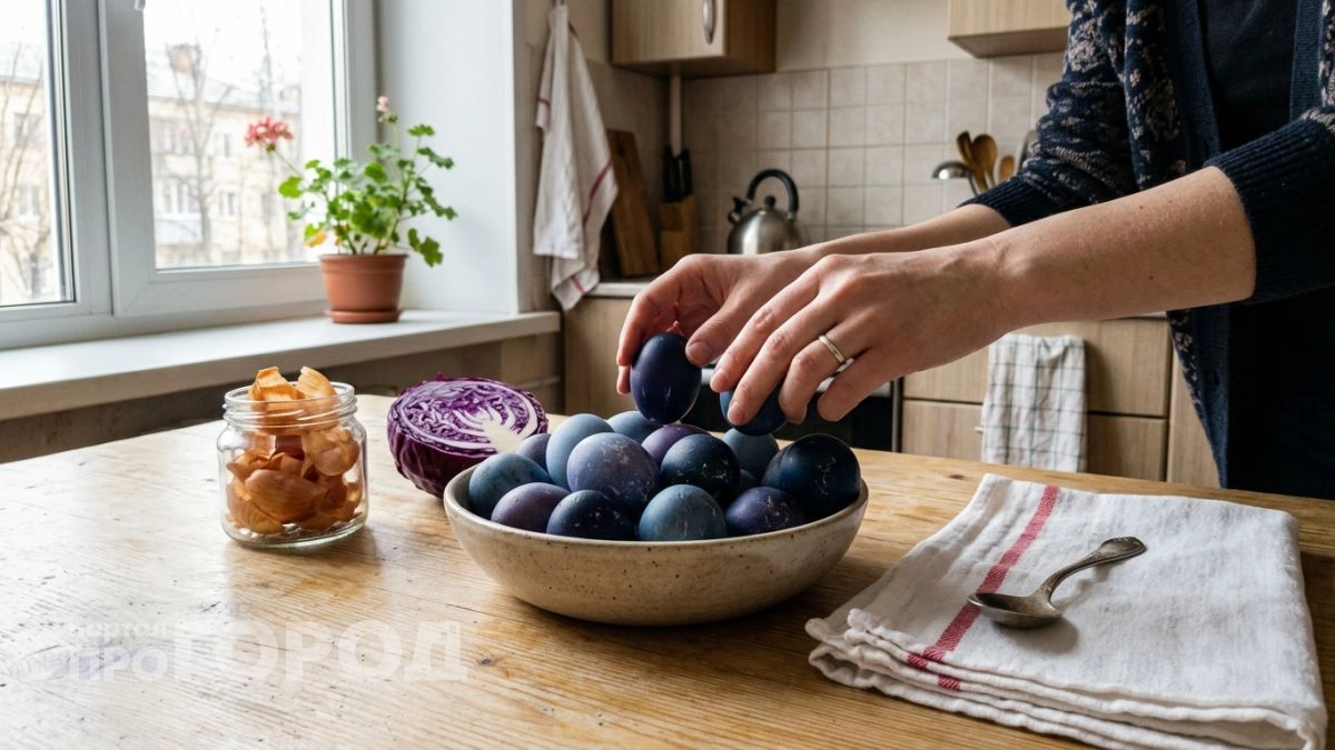 Крашу яйца на Пасху в любые оттенки почти даром с помощью самых обычных продуктов со своей кухни