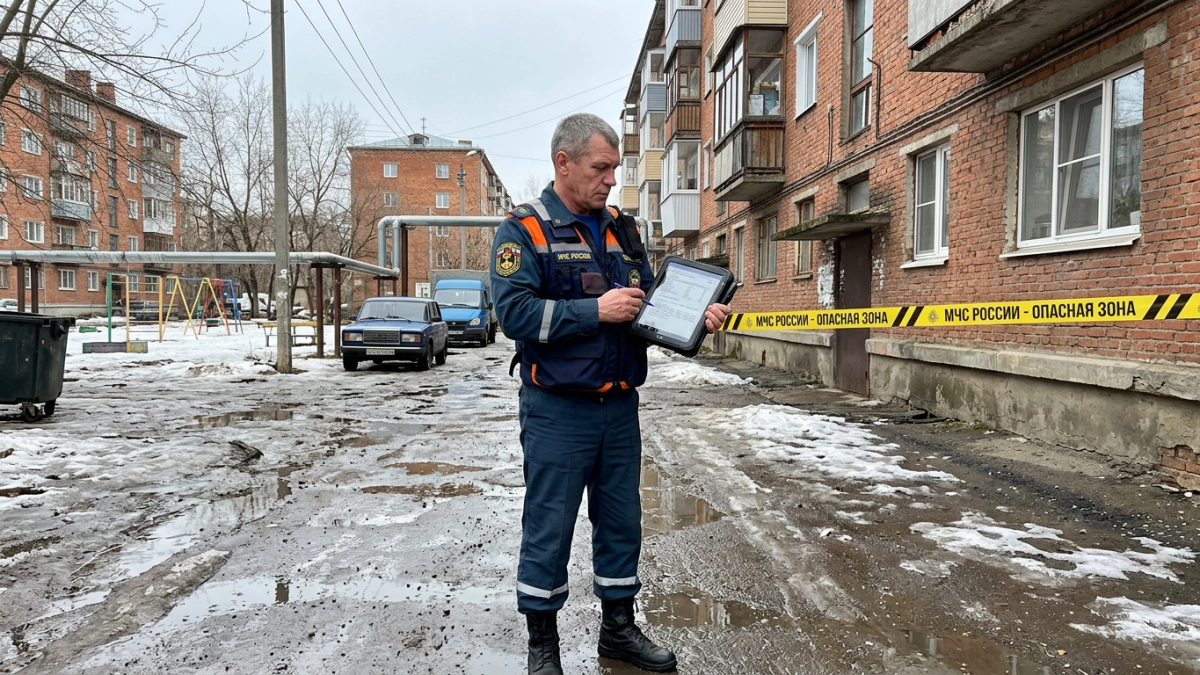 Взрыв обрушил часть дома в Ростове: пострадали двое жильцов