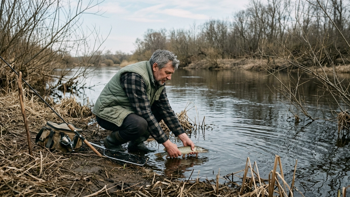 Нерестовый запрет с 1 апреля: судак, берш и щука под защитой