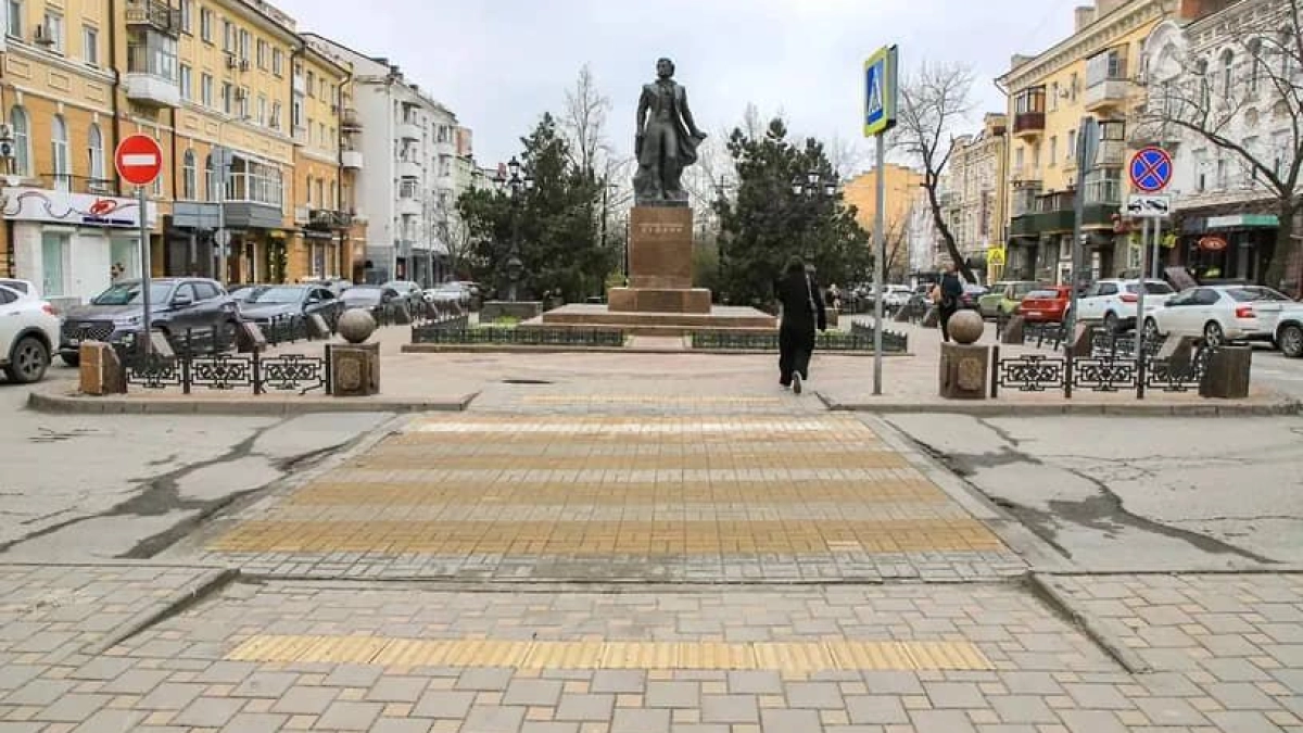 Ростов вернул вид на памятник Пушкину после многолетних обращений жителей
