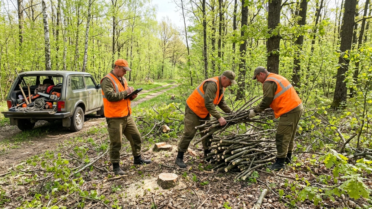 Леса Ростовской области потеряли ещё 70 гектаров из-за вредителей