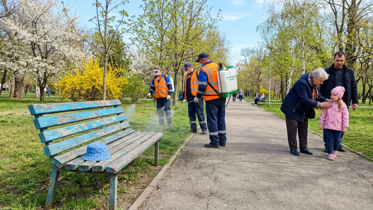 204 укуса клещей за неделю: Ростовская область начала противоклещевые обработки
