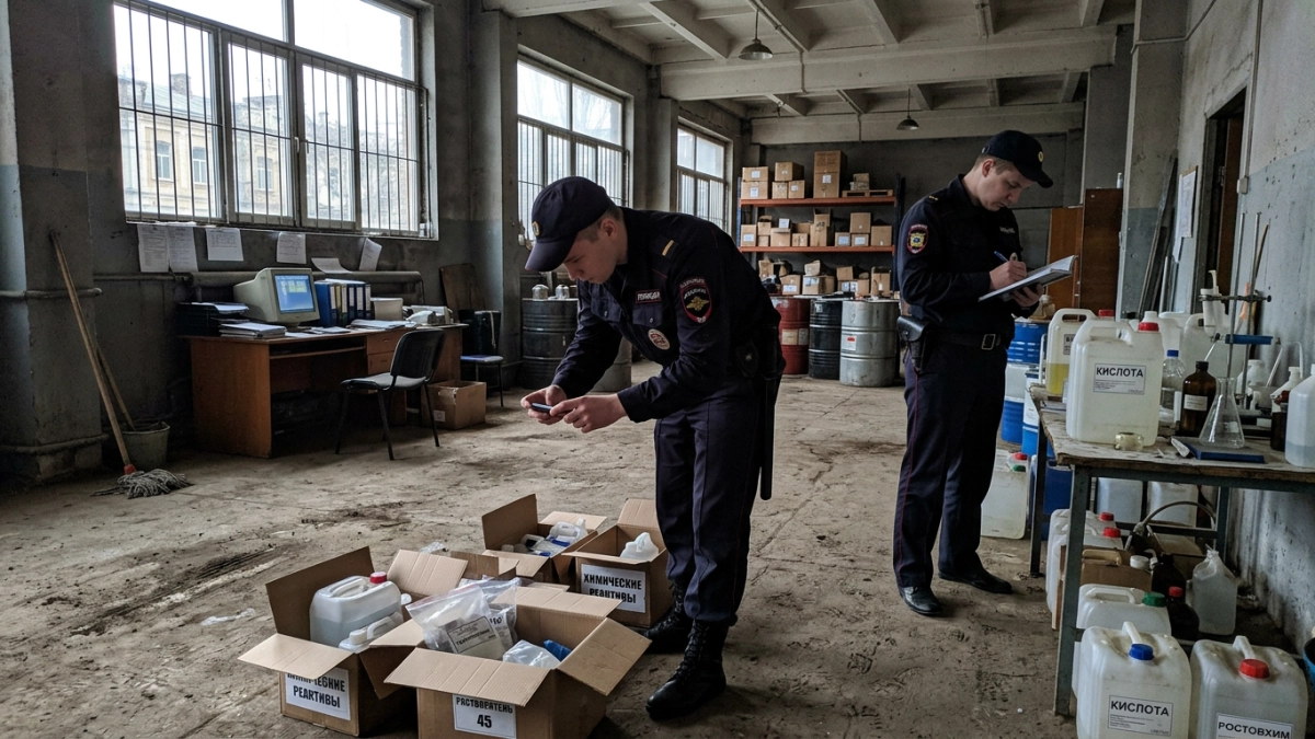 ФСБ раскрыла подпольную нарколабораторию в Ростовской области: задержаны 17 человек