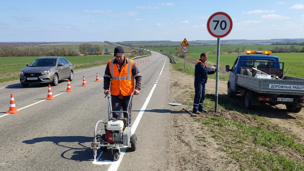 Ростовская область выделит 700 миллионов на обновление дорожной разметки и знаков