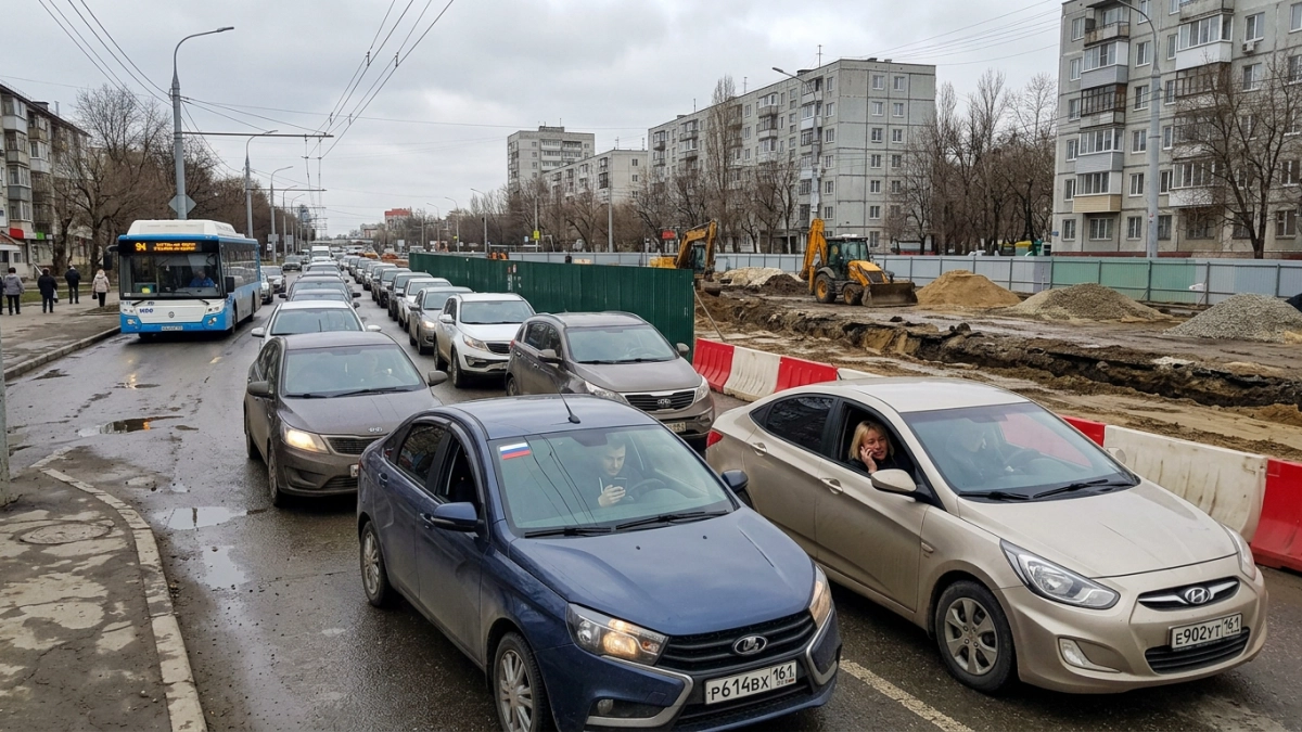 Бастрыкин взял под контроль затянувшийся ремонт улицы Вавилова в Ростове