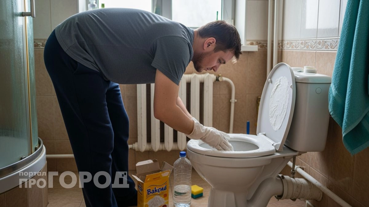 Забудьте про едкую химию: этот простой состав удаляет желтый налет с унитаза за минуту и возвращает чистоту