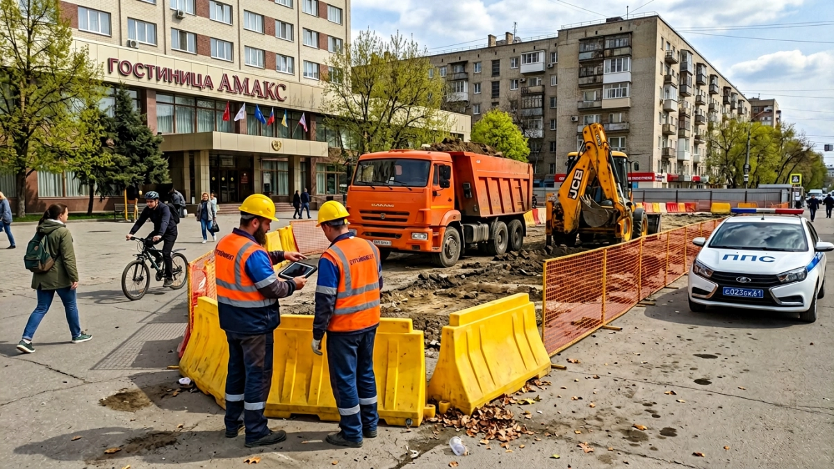 Участок у «Амакса» передан городу: что построят вместо фонтана