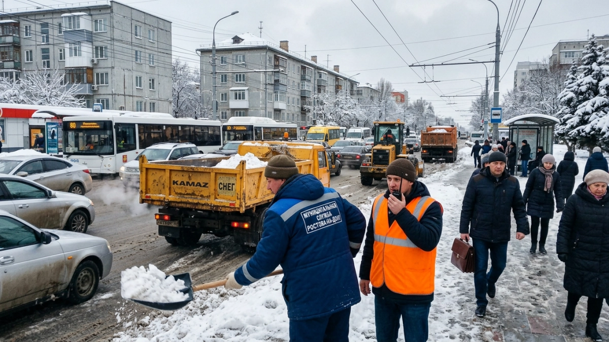 Снегопад в час пик: глава Ростова объяснил причины февральского коллапса