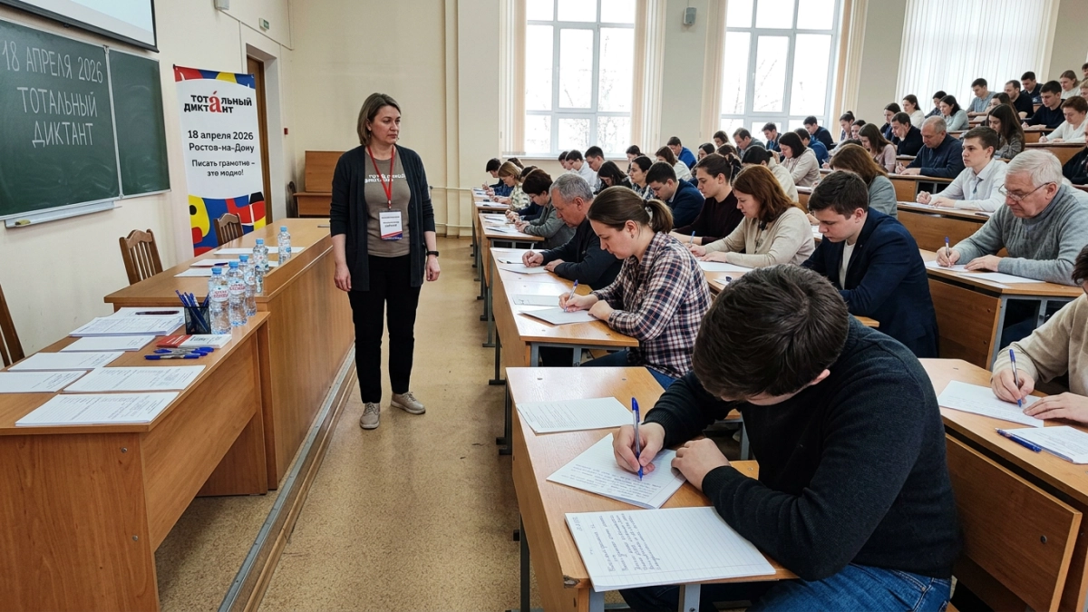 Тотальный диктант 18 апреля охватит четыре города Ростовской области