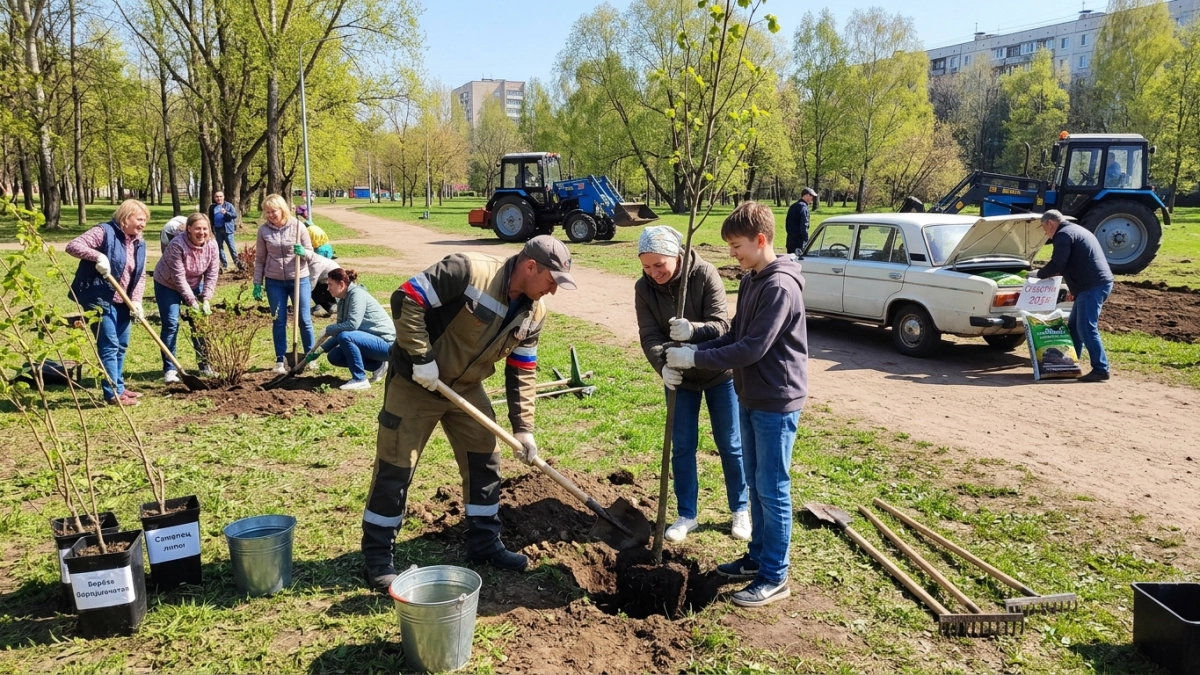 56 тысяч жителей Дона высадили 25 тысяч деревьев в День древонасаждения