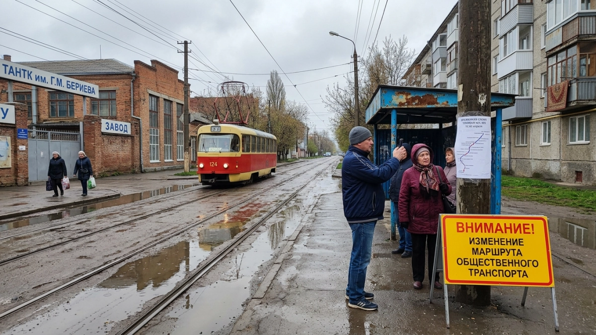 После атаки БПЛА в Таганроге изменили маршруты транспорта у завода Бериева