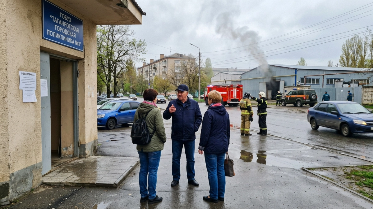 Ракетный удар по Таганрогу: трое пострадавших и пожар на складах