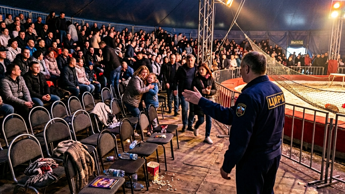 Тигр перепрыгнул ограждение и ринулся в зрительские ряды ростовского цирка
