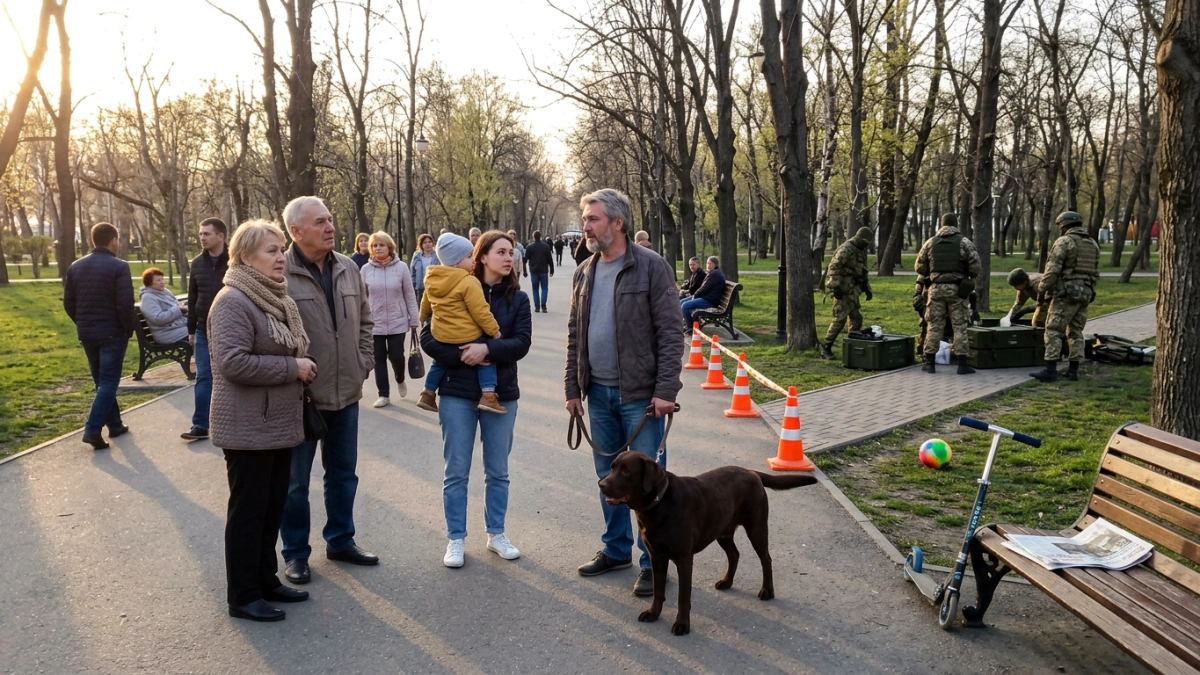 Саперы работают в Приморском парке Таганрога: горожан просят не паниковать