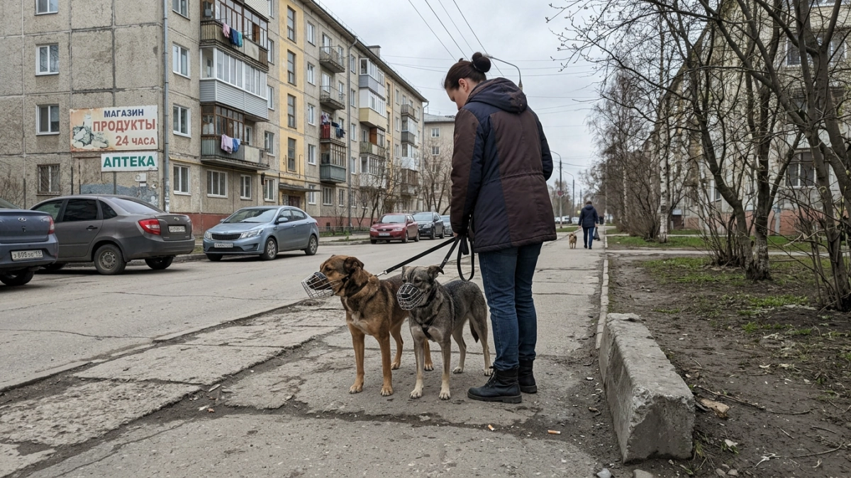 Собаки терроризировали улицу Миллерово — хозяйка получила штраф