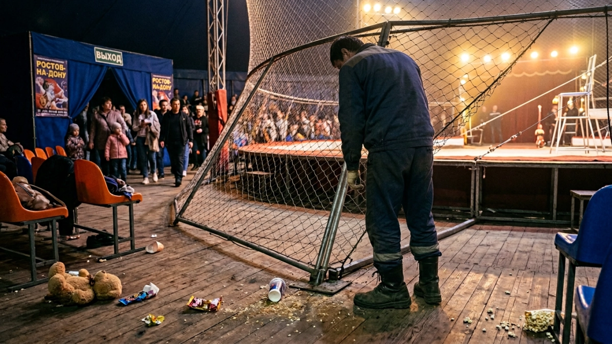 Тигр выскочил в зал с детьми в ростовском цирке: Бастрыкин требует отчёт