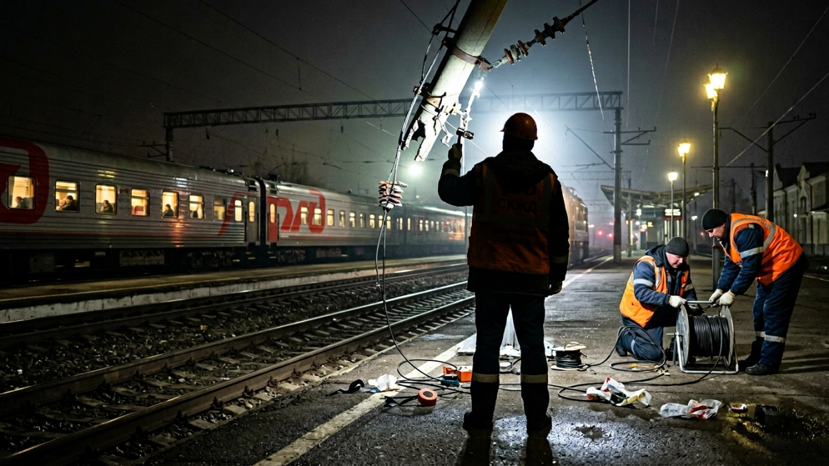Повреждение контактной сети на станции Персиановка задержало 15 пассажирских поездов