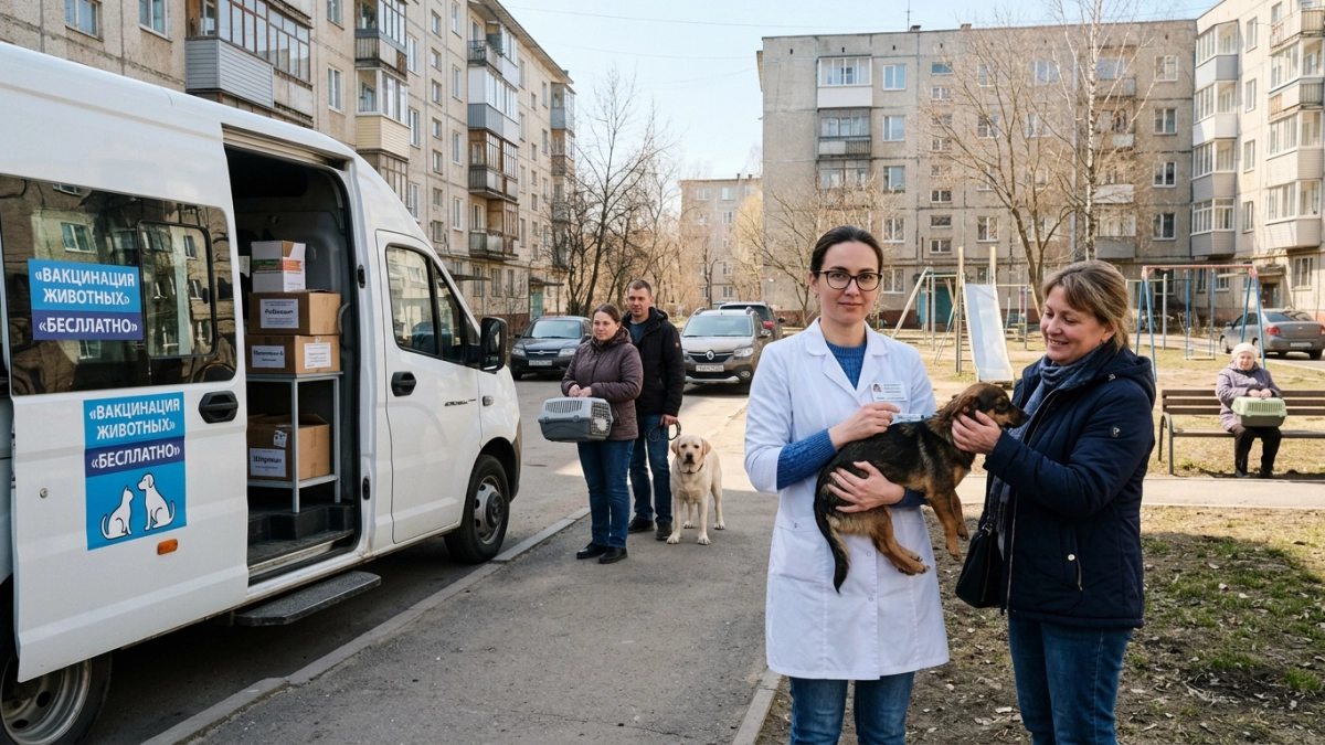 В Ростове стартует бесплатная прививка питомцев от бешенства: адреса мобильных пунктов