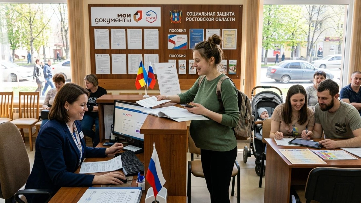 В Ростовской области 92 беременные студентки получат по 100 тысяч рублей