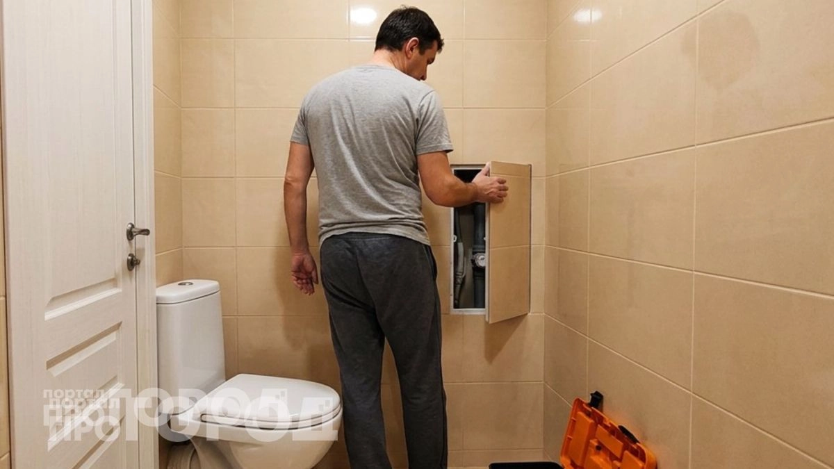 Больше никакой возни с гипсокартоном: как немцы прячут трубы в санузле сохраняя быстрый доступ к кранам