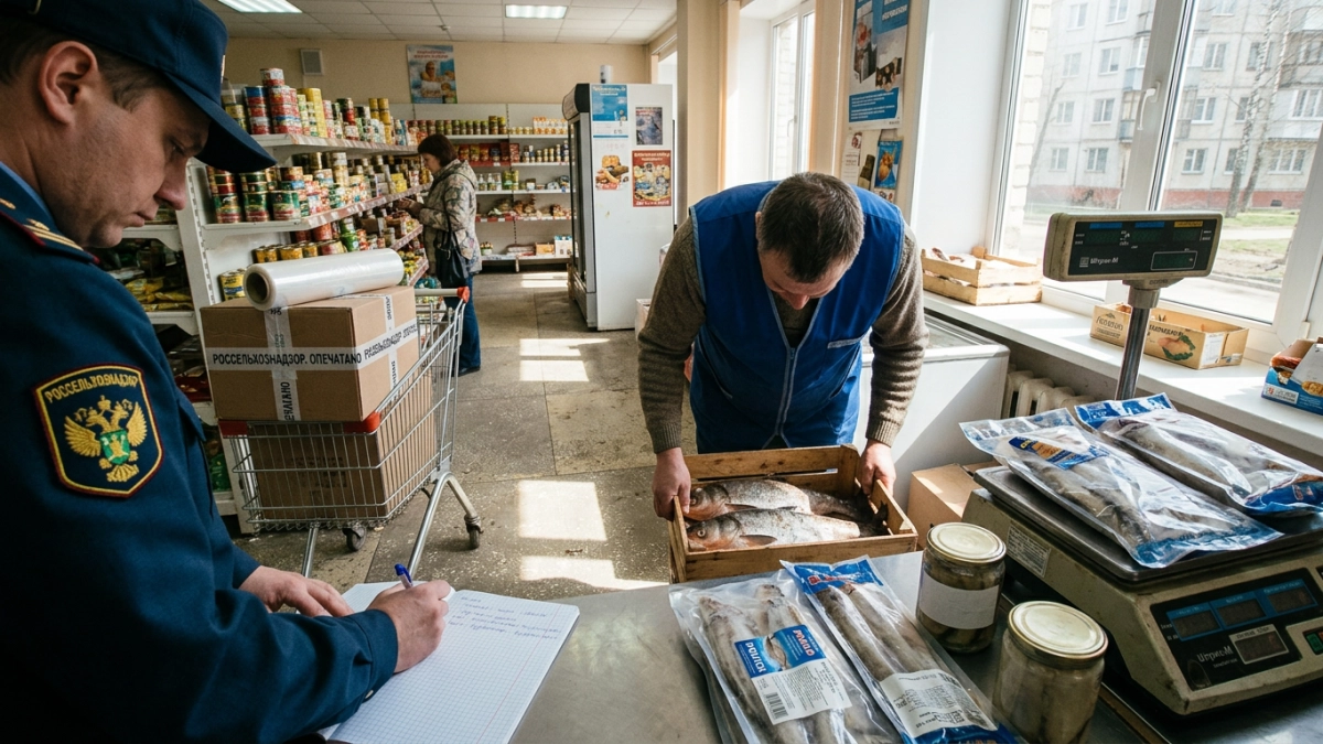 В шести магазинах Новочеркасска изъяли 267 кг рыбы без документов