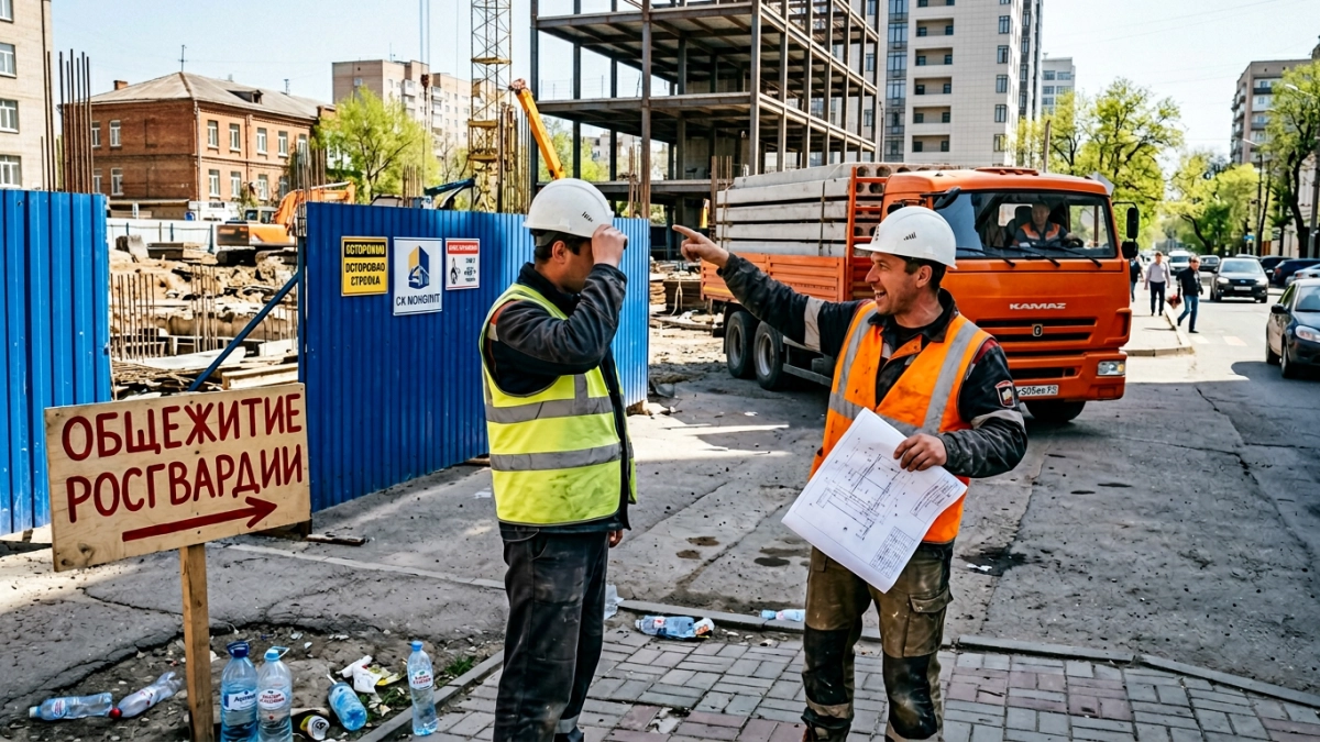 В Ростове построят общежитие на 20 квартир для сотрудников Росгвардии